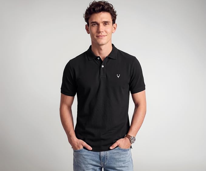 Latest Deal On Allen Solly Men’s Polo T‑Shirt - Dealsified
