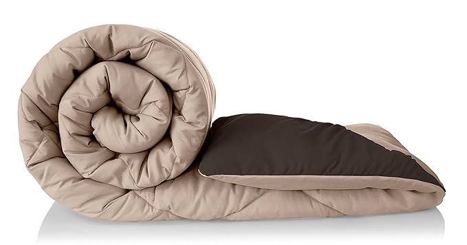 Latest Deal On Amazon Brand - Solimo Microfibre Reversible Comforter, Single - Dealsified