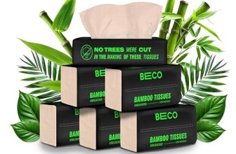 Beco Bamboo Super Soft Facial Tissue 100 Pulls (Pack of 6)