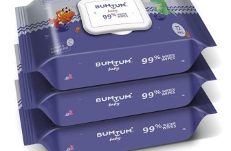 Bumtum Baby Gentle 99% Pure Water Soft Moisturizing Wet Wipes With Lid