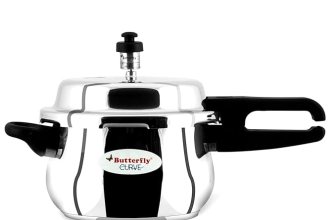 Butterfly Curve 3 Litres Stainless Steel Outer Lid Pressure Cooker