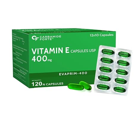 Latest Deal On Carbamide Forte 400 mg Vitamin E Capsules for Face and Hair - Dealsified