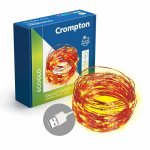Crompton Galaxy Decoration Copper USB Powered String Fairy Lights