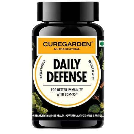 Latest Deal On Curegarden Daily Defense BCM-95® Curcumin 500mg Immunity Capsules - Dealsified