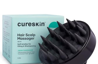 Cureskin Head Massager with Medical-Grade Silicone Bristles