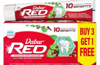 Dabur Red 600g (150g x 4, Pack of 4) Toothpaste