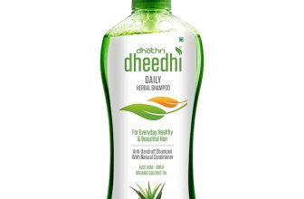 Dhathri Dheedhi Daily Herbal Shampoo with Tulsi, Amla, Aloevera & Brahmi