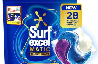 Excel 3 in 1 Smart Shots Unit Dose Liquid Detergent Pack of 28 Count