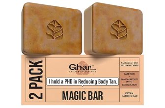 Ghar Soaps Sandalwood & Saffron Magic Bar For Bath (100 Gms Pack Of 2)