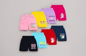 Kuchipoo Girls Regular Fit Cotton Shorts – Pack of 8