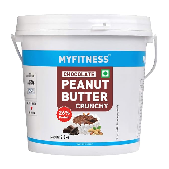 Latest Deal On MYFITNESS Peanut Butter Chocolate Flavour, Crunchy 2.2kg - Dealsified
