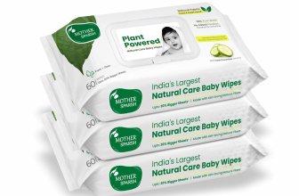 Mother Sparsh Natural Care Water Baby Wipes with Lid