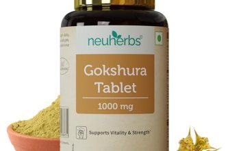 Neuherbs Gokshura 1000mg Tablets for Men – 60 Count