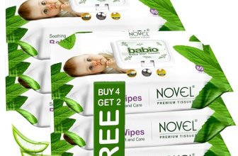 Novel Baby Wet Wipes 80 Wipes x Pack of 6 (480 Wipes)