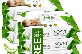 Novel Baby Wet Wipes 80 Wipes x Pack of 6 (480 Wipes)