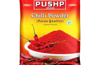 PUSHP Brand Red Chilli Powder 1kg, Lal Mirch Powder with natural Oils