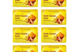 Patanjali Haldi Chandan Kanti Body Cleanser Soap for Men and Women