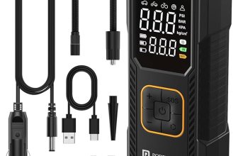 Portronics Vayu 9.0 Portable & Rechargeable Tyre Inflator with 2-in-1 Cordless & Corded Modes