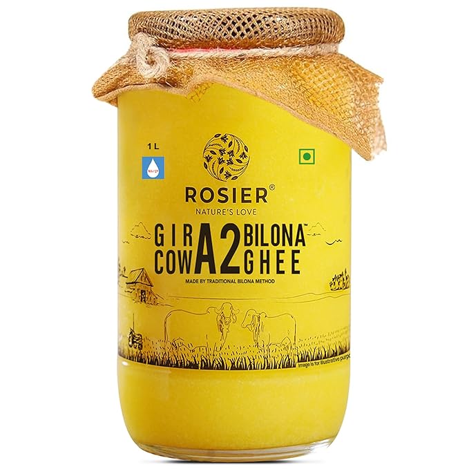 Latest Deal On ROSIER A2 Gir Cow Ghee (1 litre) - Dealsified