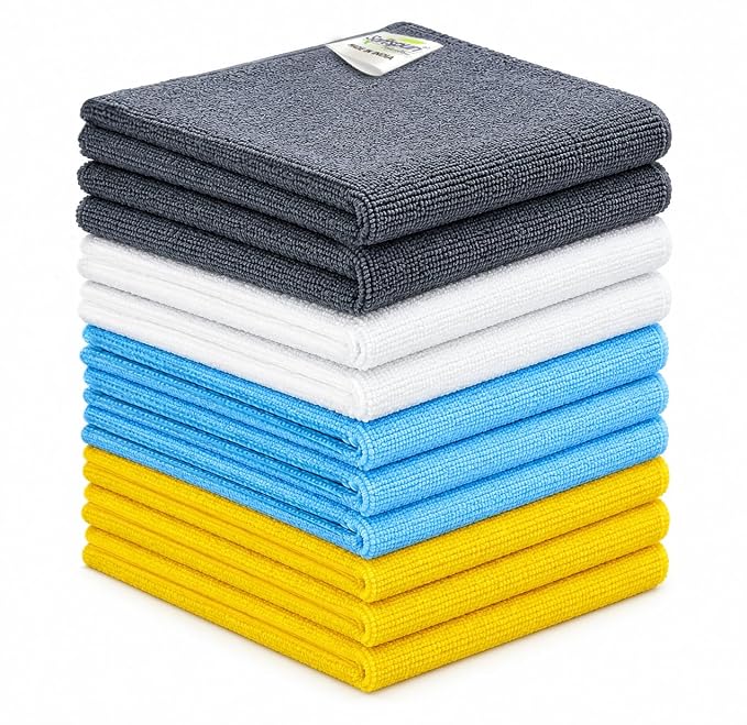 Latest Deal On SOFTSPUN Microfiber Cleaning Cloths, 10pcs - Dealsified