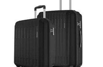 Safari Genius Alley Set of 2 (Cabin + Medium) Trolley Bags Hard Case
