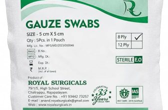 Sterile Absorbent Cotton Gauze Swab (Pack of 50)