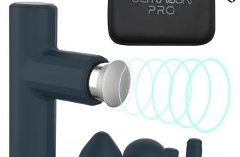 UltraCare PRO Ultragun PRO Massage Gun With Metal Head For Oil Massage & 3 Soft Silicone Heads