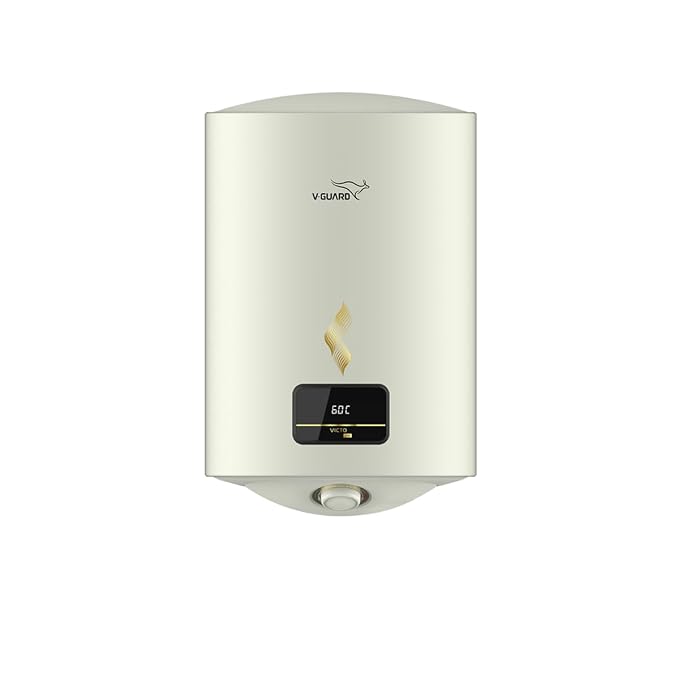 Latest Deal On V-Guard Victo DG Geyser 25 Litre Water Heater with Digital Display | High Energy Efficiency - Dealsified