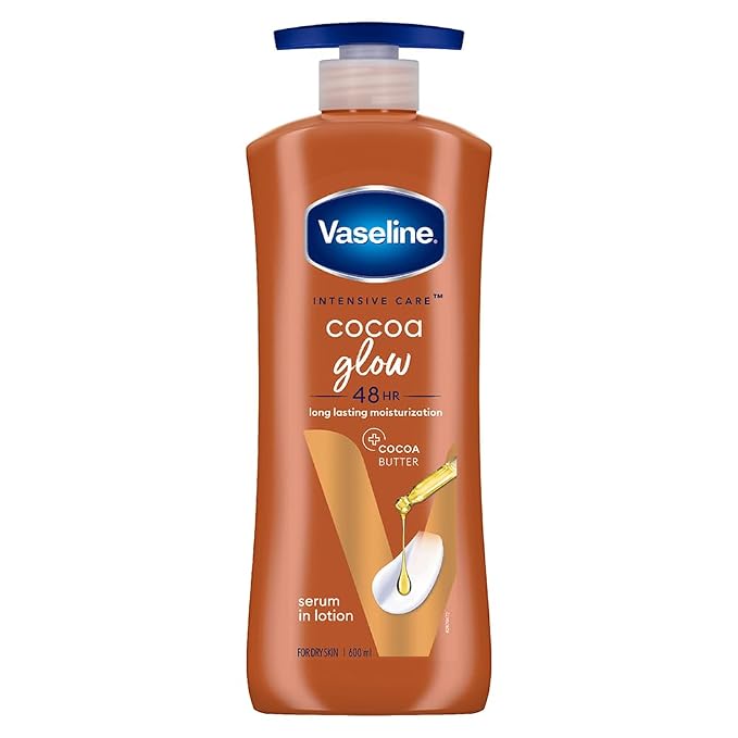 Latest Deal On Vaseline Cocoa Glow Serum In Lotion, 600 ml - Dealsified