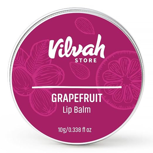 Latest Deal On Vilvah Grapefruit Lip Balm for Dry, Chapped & Cracked Lips - Dealsified