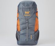 Wildcraft 45 Ltrs Grey and Orange 2 Compartment Rucksack Large