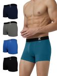 XYXX Men’s Aero Super Combed Cotton Regular Fit Solid Antibacterial Trunk