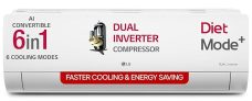 LG 1.5 Ton 5 Star DUAL Inverter Split AC (Copper, AI Convertible 6-in-1