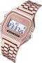 Acnos Brand Digital 4 Colours Vintage Square Dial Unisex WR70ist Watch for Men Women Pack of 1