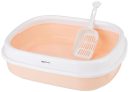 Amazon Basics Cat Litter Box Tray with Free Scooper