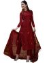 Anni Designer Pure Cotton Maroon Kurta Pant Set with Dupatta for Women