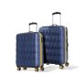 Aristocrat Comet Set of 2 (Cabin+Medium) Hard Case Trolley Bags, Blue