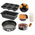 E-COSMOS® Non-Stick Silicone Bakeware Baking Cake Moulds