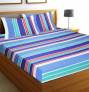 Flipkart SmartBuy 144 TC Cotton Double Striped Bedsheet