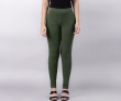 GO COLORS Soft Cotton Stretch Ankle Length Leggings for Women