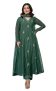 KLOSIA Women Embroidery Solid Anarkali Kurta and Pant Set with Dupatta
