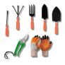 Kraft Seeds Home Tools, 7Pcs Gardening Tools Kit for Home Garden