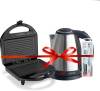 Lifelong Electrified Morning Kit – Electric Kettle (1.5L, Black), Sandwich Maker (750 W) and Electric Toothbrush Super Combo