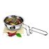 CELLO Aluminium Nonstick 12 Cavity Appam Patra Pan Maker with Steel Lid, Black