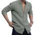 DEELMO Men’s Stylish Cotton Blend Casual Shirt
