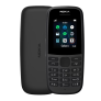 Nokia 105 12ASTB21A02 (4MB, 800 mAh Battery, FM Radio, Black)