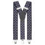 Peluche Voguish blue color suspender for men