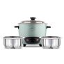 Pigeon Inox Rice Cooker with Double pot, 1.8 litres