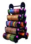 Plastic Bangle Organizer Stand – Black with Pink