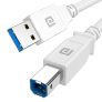 Portronics PrintLink 3 Printer Cable with USB Type-A to USB Type-B Male Connectors